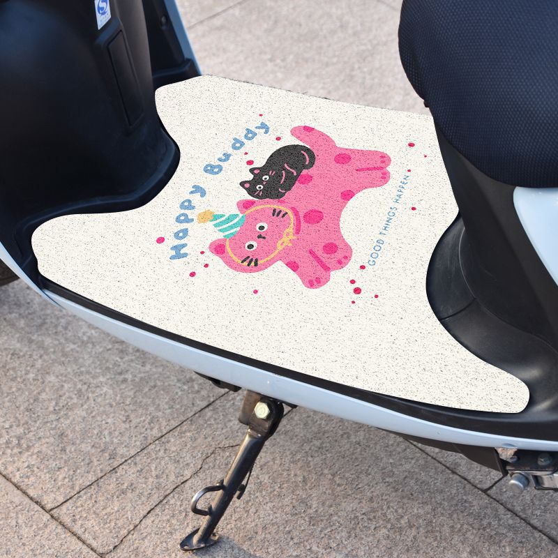 Electric car wire ring foot mat universal thickened waterproof good care foot mat can be freely cut non-slip pedal mat