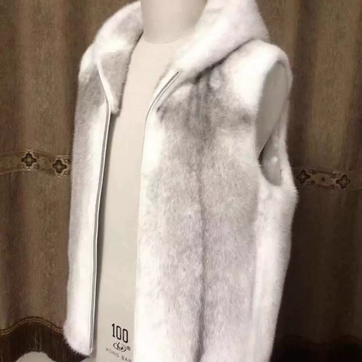 Winter vest, jacket with hood