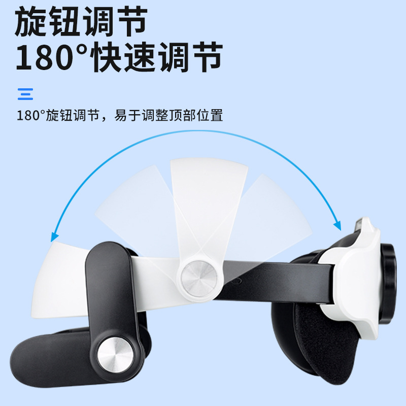 Nuevo Oculus quest2 cabeza desgaste reemplazable actualización ajustable carga Elite quest2 fabricante VR Accesorios