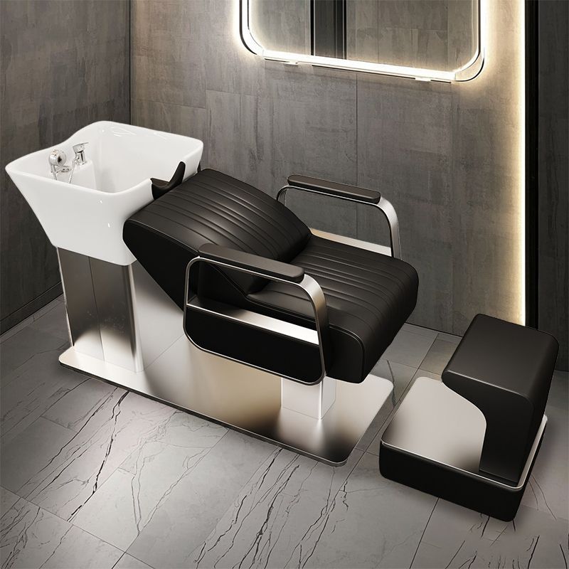 사각 세면대 흑은판/스프링 시트백(스테인리스 재질)