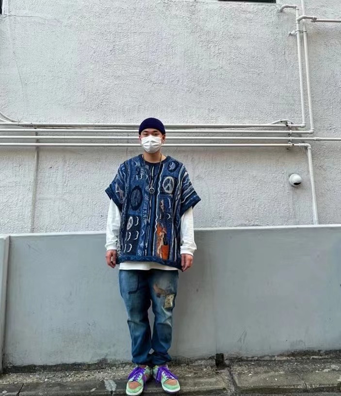 Men's Knitted Sweater Vintage Ethnic Sleeveless Pullover Vest_voghion.com