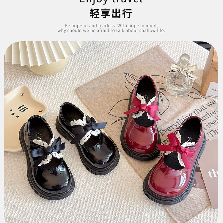 Маленькие кожаные туфли для девочек оптом 2024 весна новая девушка обувь для девочек