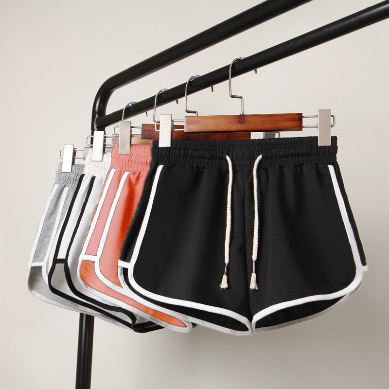 New sports-style three-quarter yoga pants, slimming and loose-fitting, cross-border home casual shorts for women, hot pants for students and young girls