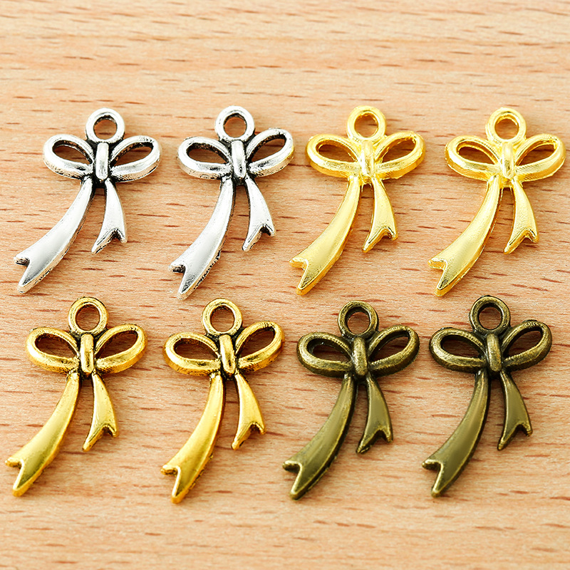 4g Weight DIY Jewelry Accessories Classification 1 Piece Alloy Bow Knot