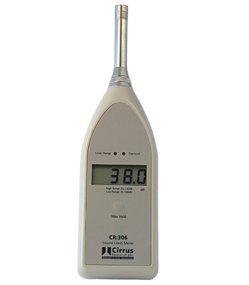 英国赛纳斯CR306手持式二级声级计35dB-130dB