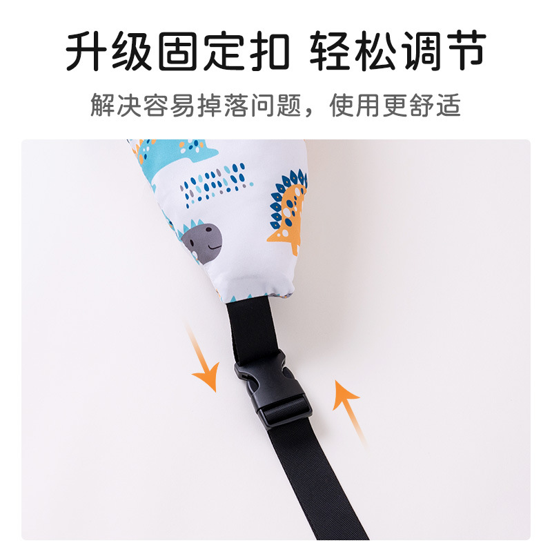 Coche para dormir almohada de doble uso de algodón transpirable verano coche adulto niños lavados almohada suministros de coche