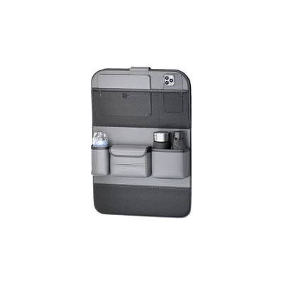 Car Seat Storage Bag Nappa Car storage bag/box - gray-small-table