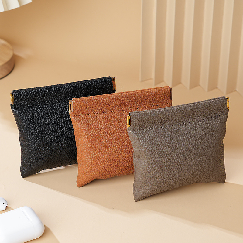 Bolsa de almacenamiento de gafas Gafas de sol portátiles antipresión Gafas de sol Cerrado automático Caja de almacenamiento de metralla Bolsa de almacenamiento de ojos Mujer