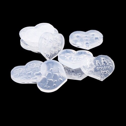 3D three-dimensional nail art carved silicone mold A series INS Internet celebrity nail polish glue carved glue universal filling mold