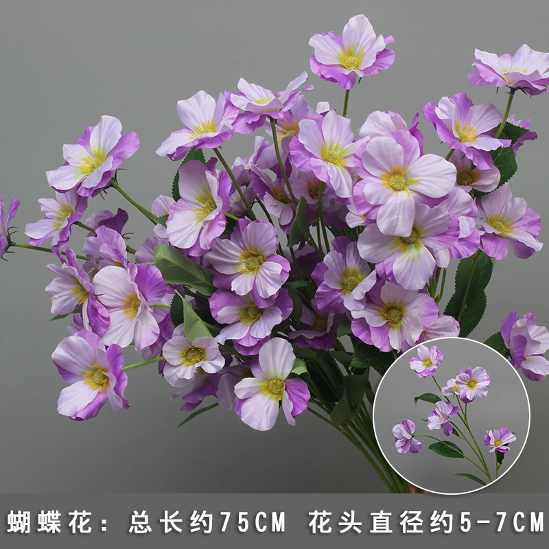 10 ramas floral púrpura imitación floral floral arco floral decoración floral falsa vino floral decoración de boda roja