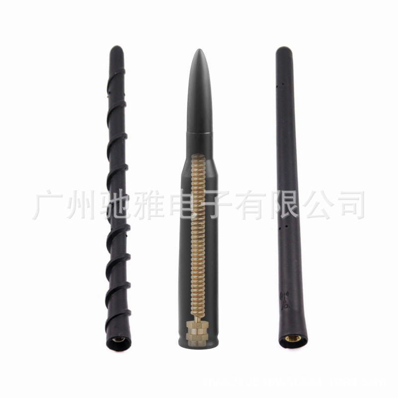 Car Universal Roof Radio Antenna 7inch Am / Fm Modified Antenna Rod 17.5cm with 8 Screws