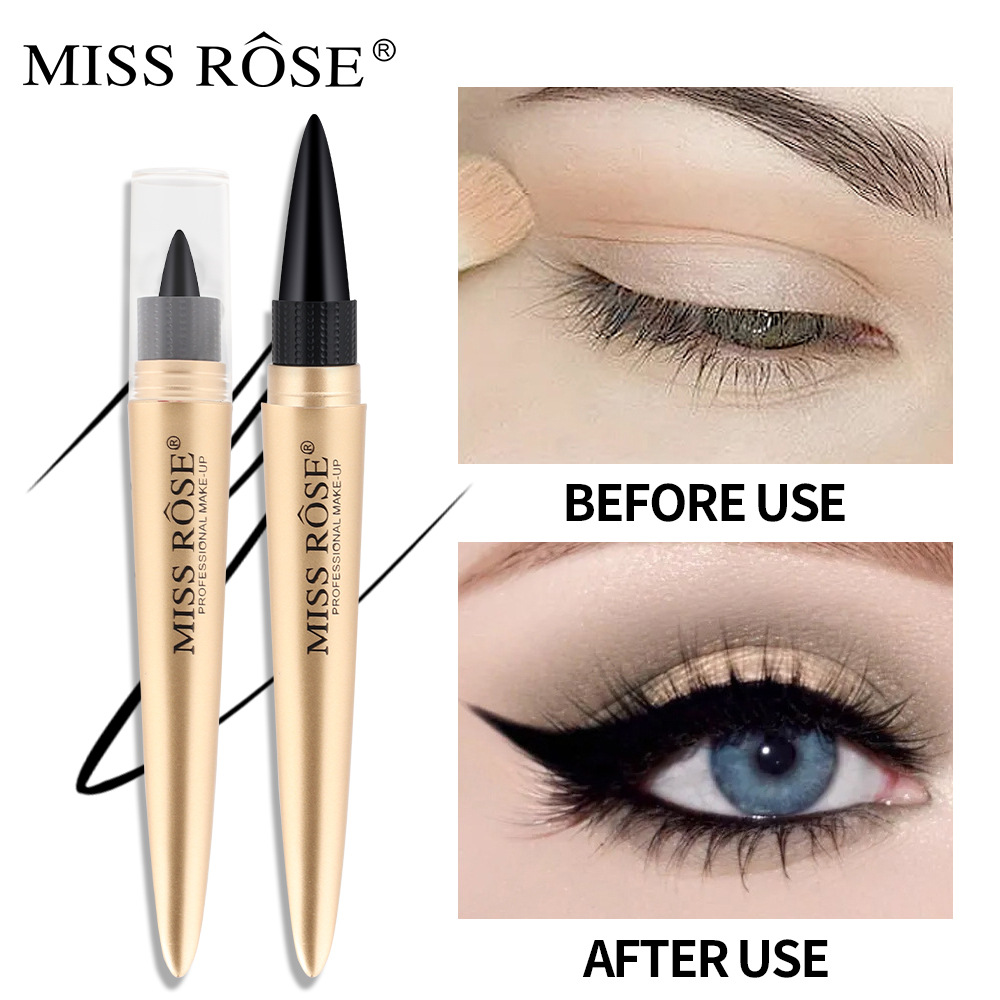 missrose外贸彩色眼线膏防水防油不晕染浓酷黑郁眼线膏笔Eyeliner