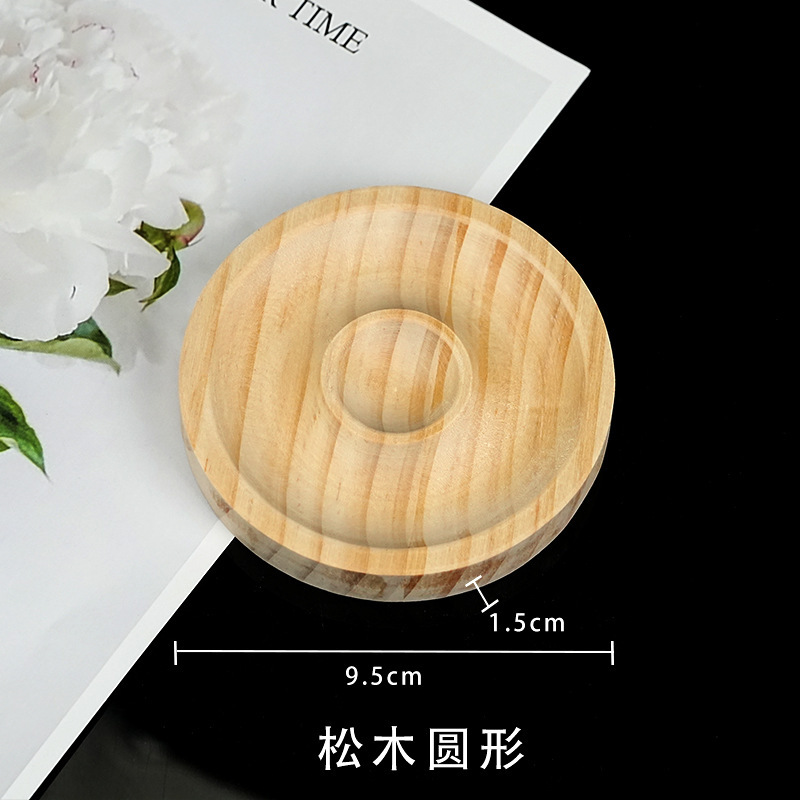 水晶串珠盘拼装松木设计盘手串展示盘手工珠子收纳盘手链托盘串珠|undefined
