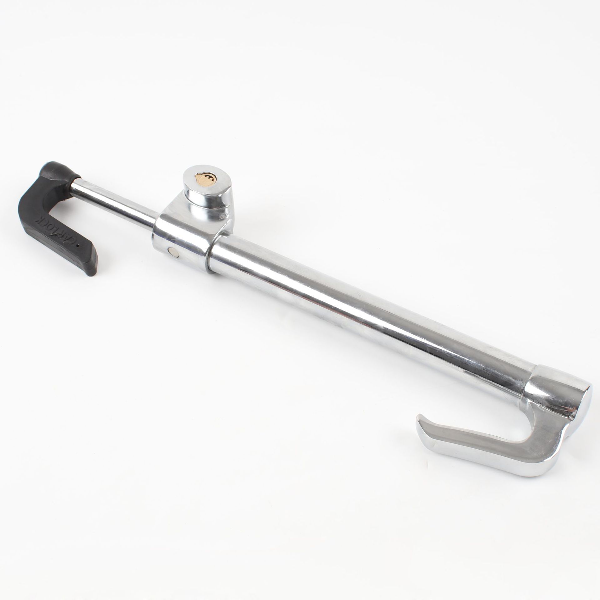 Car Lock, Throttle Lock, Clutch Lock, Car Steering Wheel Lock, Aluminum Alloy Self-Defense Anti-Theft Lock, Three-Section Lock Hook Lock