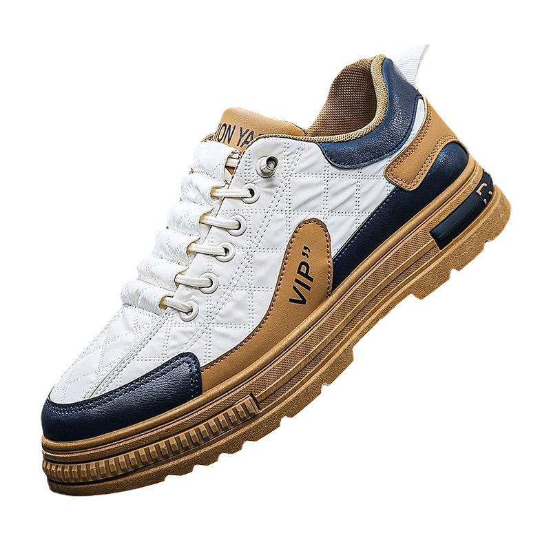 2024 otoño nuevos zapatos de hombre de moda coreana zapatos deportivos de suela gruesa para hombres al aire libre zapatos de trabajo casuales para hombres