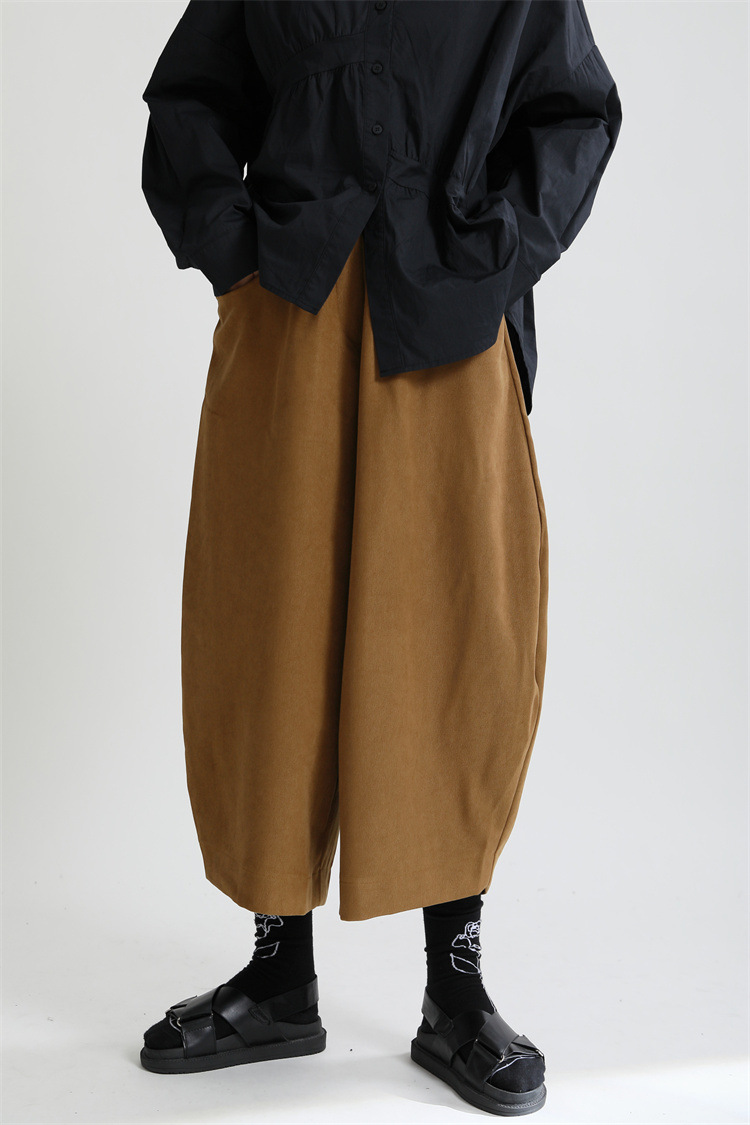 Title 7, Nuovi Pantaloni Casual Giapponesi Retro Spazzol...