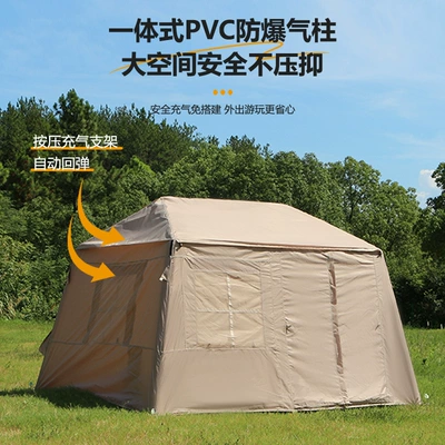 Avtomobil dam çadırları Inflatable Tent Thickeneded Rainproof