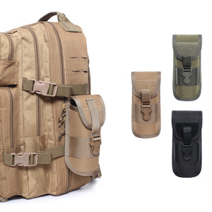 Cross-border special tactical camouflage glasses bag anti-pressure EVA sunglasses sunglasses box Molle waist seal accessory bag