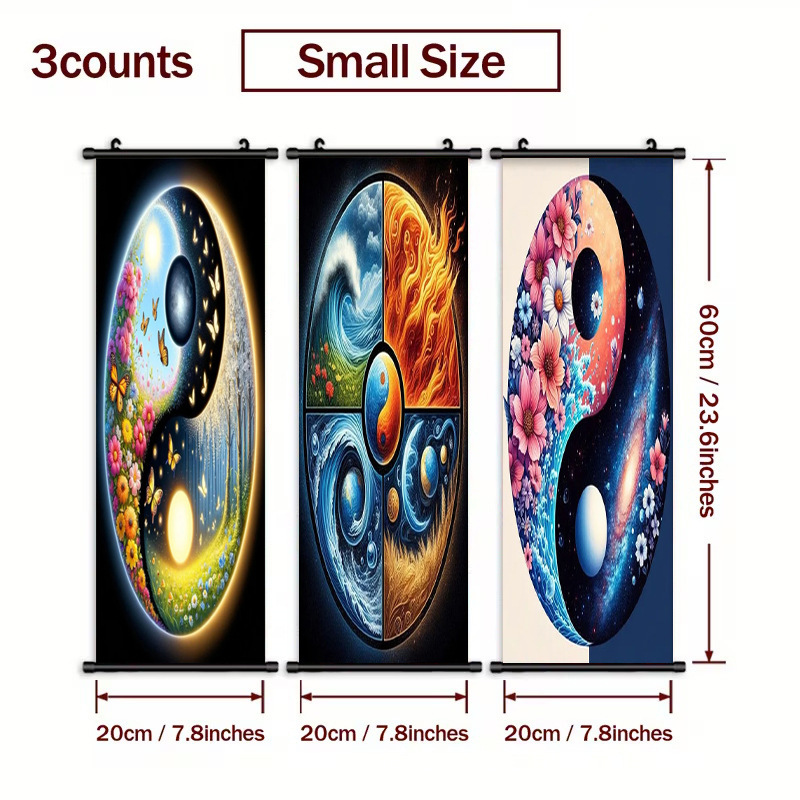 3 Colorful Landscape Scene Posters, Animated Snowman Theme, Ideal Holiday Gift