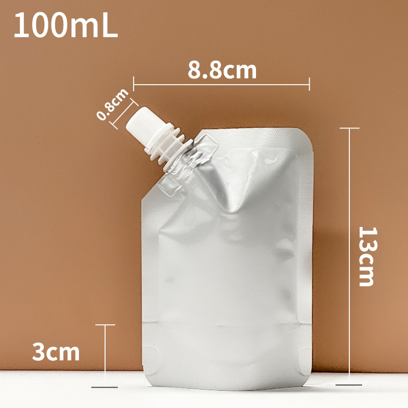 アルミ箔吸口袋ソーススープ牛乳液体包装袋飲料自立式出前スープ袋高温100度|undefined
