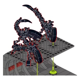 MOC building blocks compatible with Lego puzzle assembling building blocks assembling gift 74492 special-shaped scene special-shaped Aliens