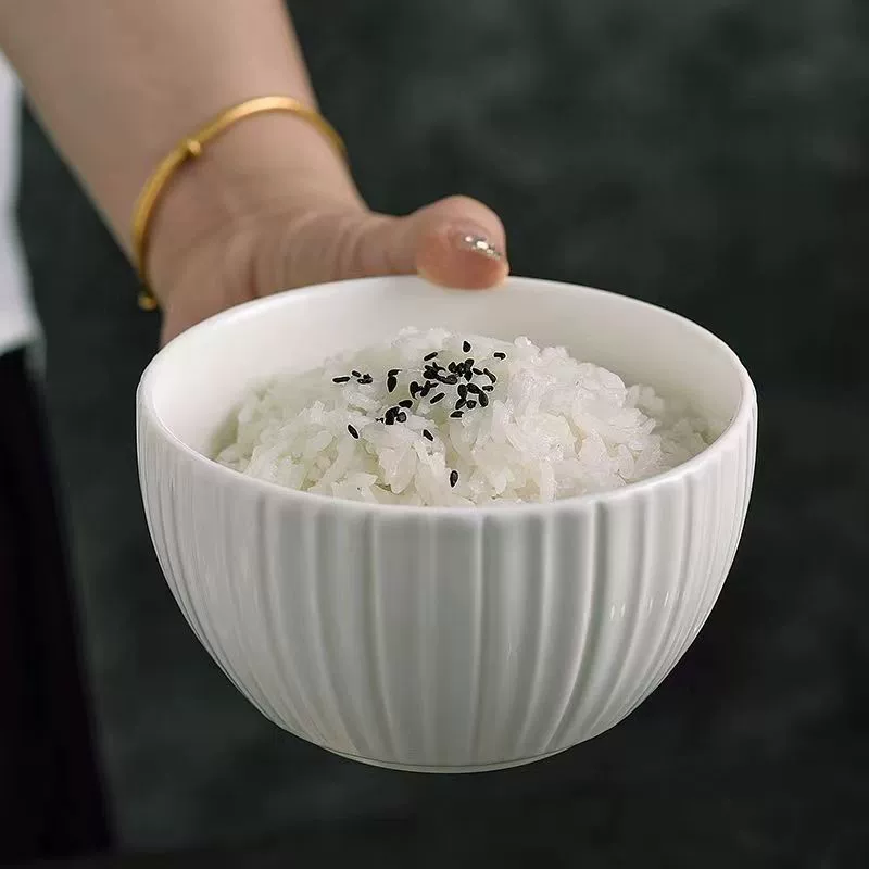 Ceramic high quality soup bowl, big sophisticated tableware