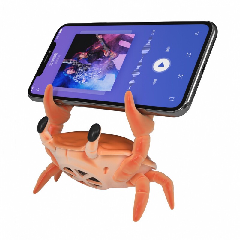 カニ Bluetooth スピーカークリエイティブ家庭用家具カード USB 携帯電話ホルダープレーヤーサブウーファーギフトオーディオ|undefined