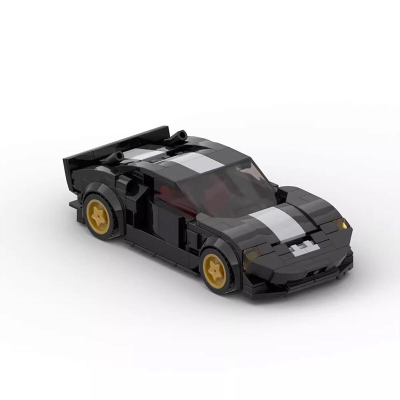 MOC building blocks compatible with Lego 154727 Ford GT40 MKII puzzle small particles diy assembling building blocks gift MOC building blocks compatible with Lego 154727 Ford GT40 MKII puzzle small particles diy assembling building blocks gift