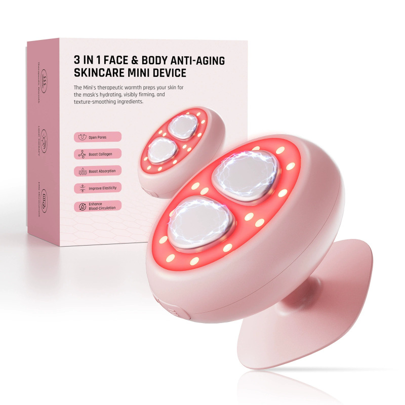 新しい7色のライトハンドヘルドネック美容器具、家庭用美顔器、ネックハンドエッセンス導入器具|undefined