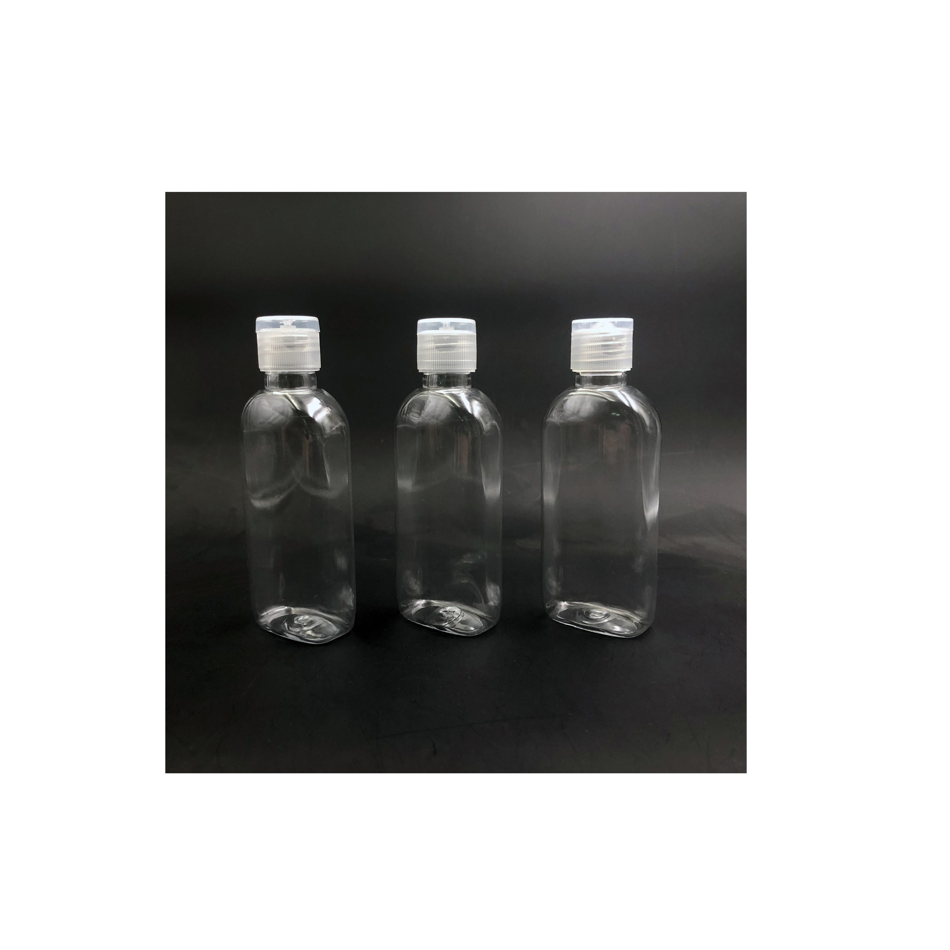 厂家直供  100ml  PET扁瓶  挤压瓶 75%消毒洗手液包装瓶 乳液瓶