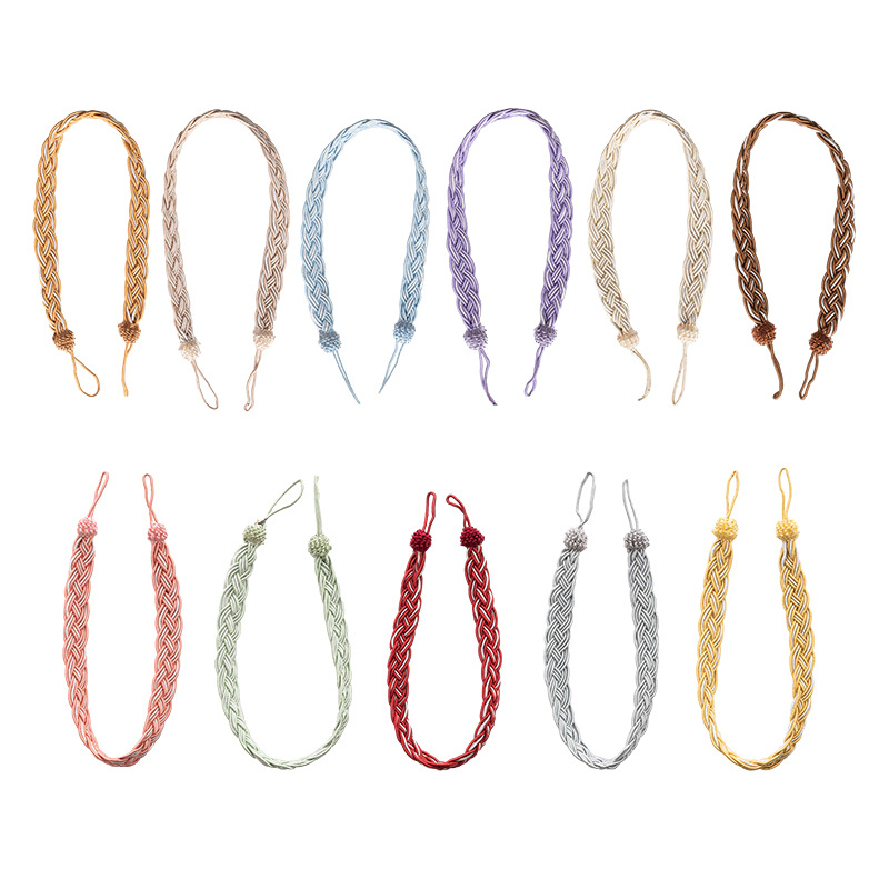 Wholesale New Creative Chinese Knot Curtain Ties, Precision Woven Curtain Ties and Ties