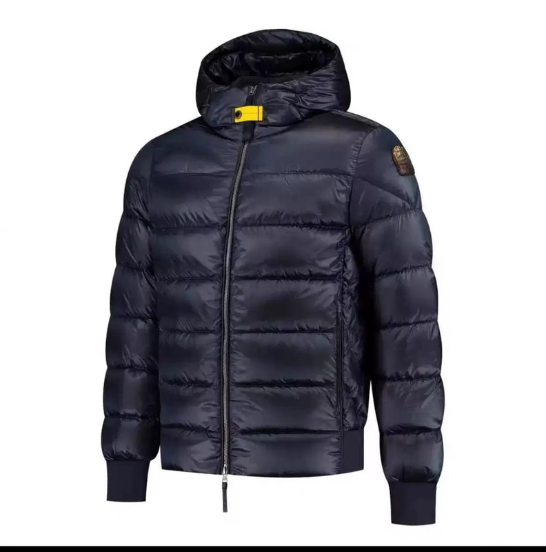 Cross-Border High-End Version Men's Patchwork Knitted down Jacket with Hood and Zipper, Thickened White Duck down Jacket Cross-Border High-End Version Men's Patchwork Knitted down Jacket with Hood and Zipper, Thickened White Duck down Jacket