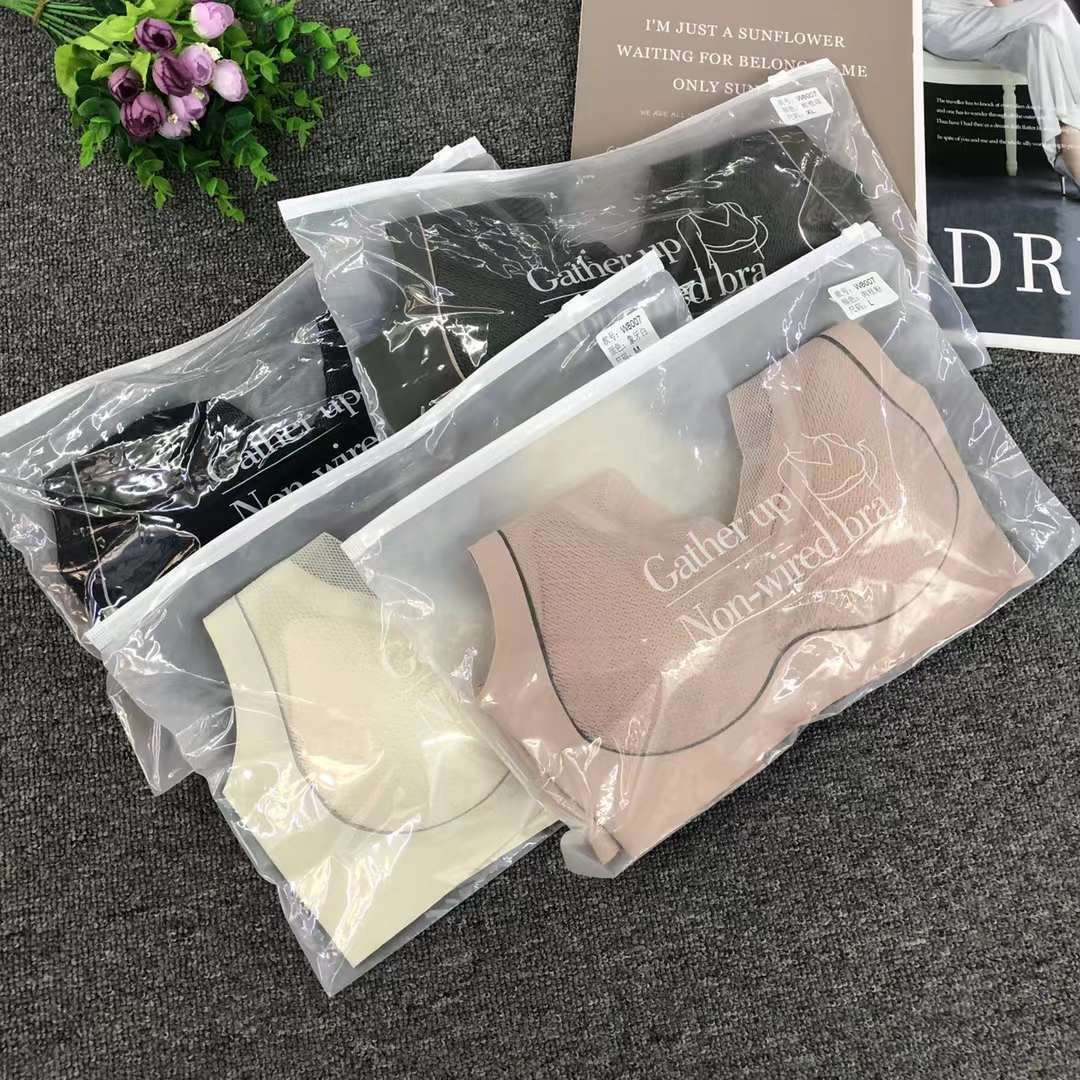 Nueva taza de látex sin marcas de alta calidad, chaleco de dama sin anillo de acero, bra de yoga, ropa interior deportiva, mujer al por mayor