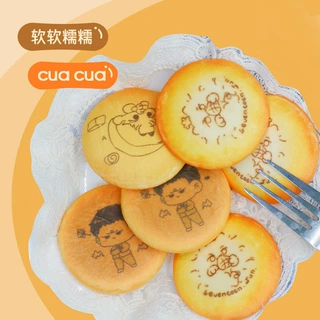 定制小饼干双层加厚毛绒吧唧 马口铁定做动漫徽章解压神器diy