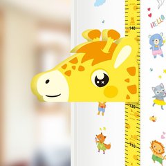 Cross-border giraffe 3D three-dimensional height sticker baby and child height measuring ruler magnetic cartoon wall sticker removable