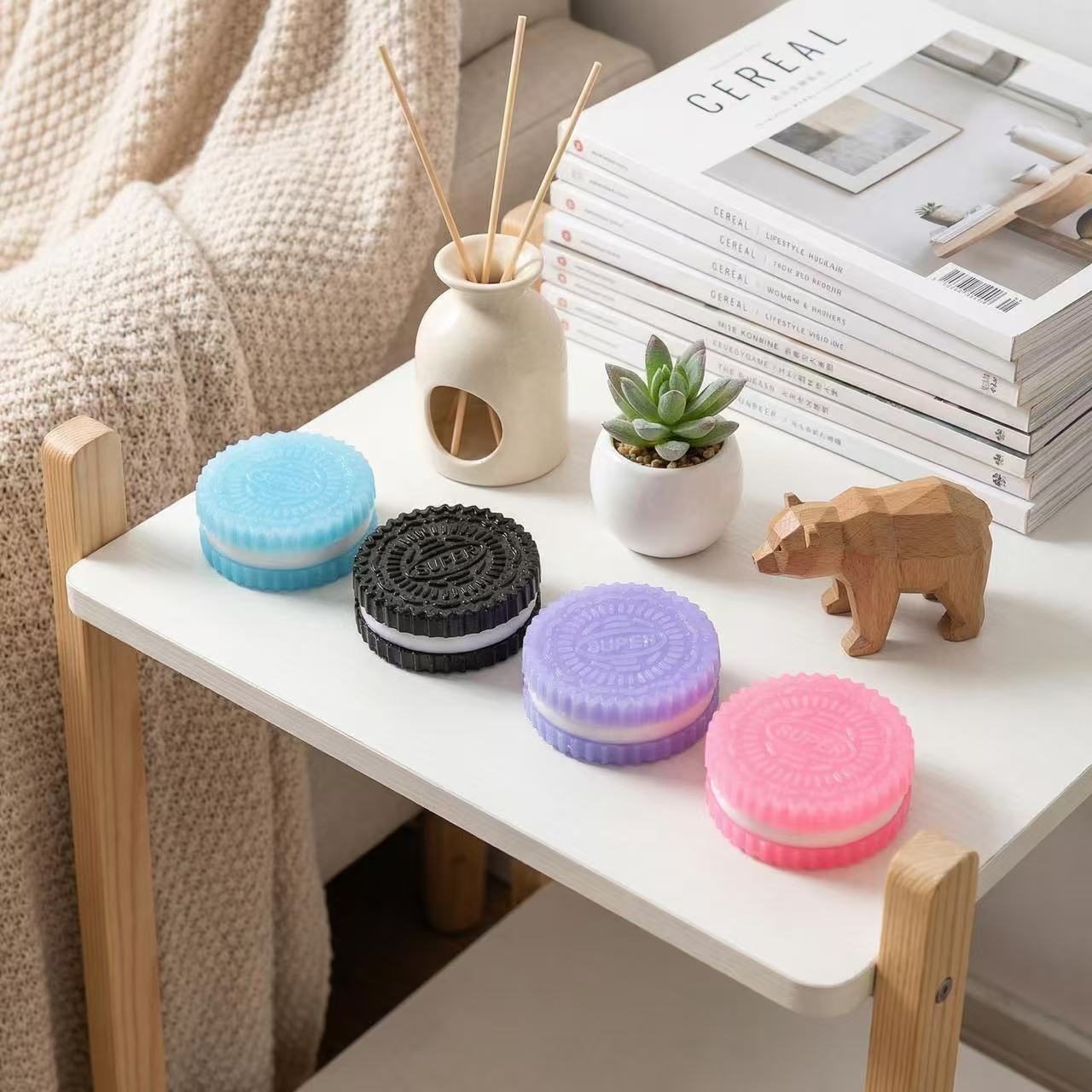 Juguete Descompresivo Oreo de Plástico TPR para Niños