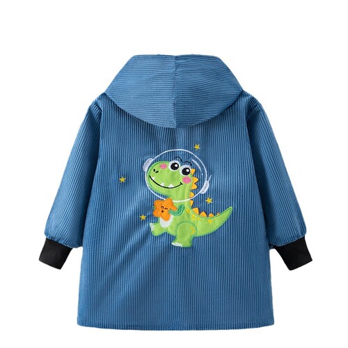 Autumn and winter children's smocks, mid-to-late childhood overalls, outerwear aprons, painting smocks, baby bibs, waterproof meal bibs, protective clothing.