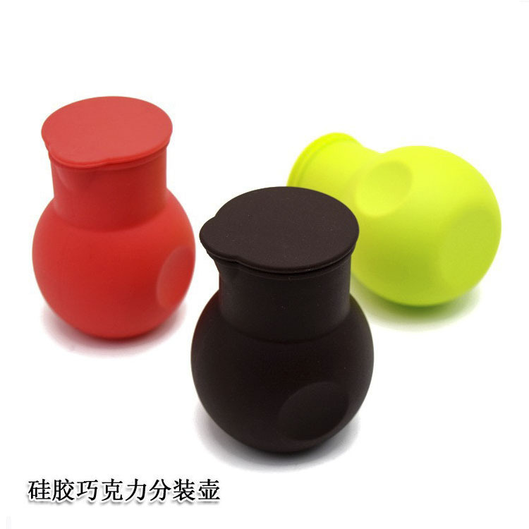 Factory spot silicone chocolate sub-packaging pot melting chocolate pot chocolate melting pot DIY baking tools
