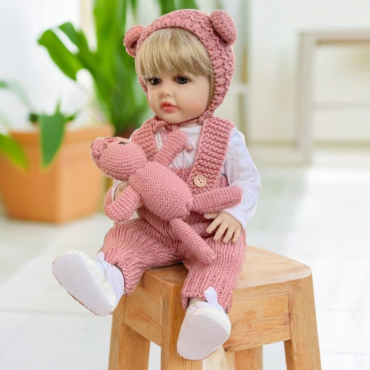 55CM 공주 풀 접착제 시뮬레이션  인형 접착제 몸 다시 태어난 인형 중생 인형 국경 간 대외 무역