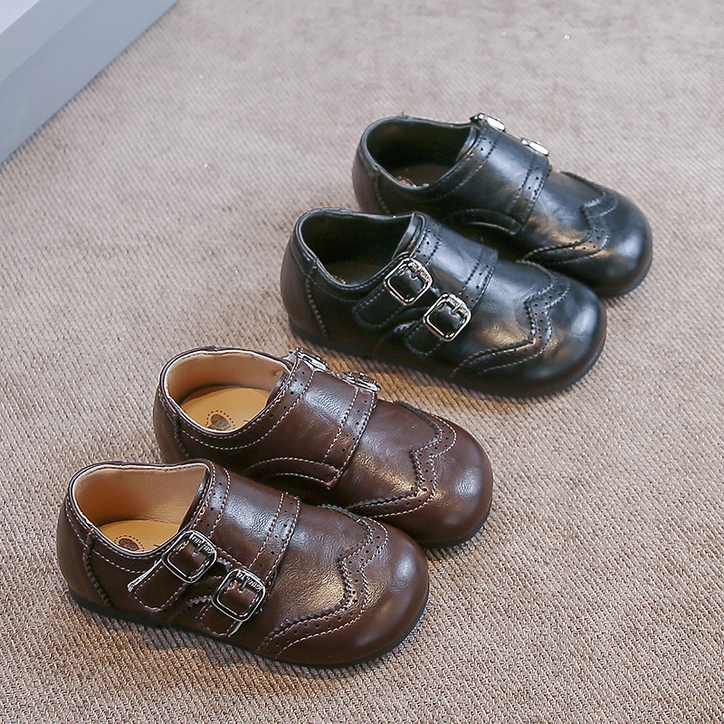 Scarpe in pelle da bambina, modello classico britannico, mocassini per bambini, calzatura singola per primavera e autunno, comodi calzini per bambini_voghion.com