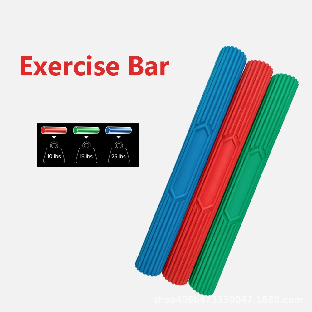 Силиконовая резиновая палка для тренировки силы запястья, упражнений на руку, расслабления мышц, эластичная палка для тренировки силы