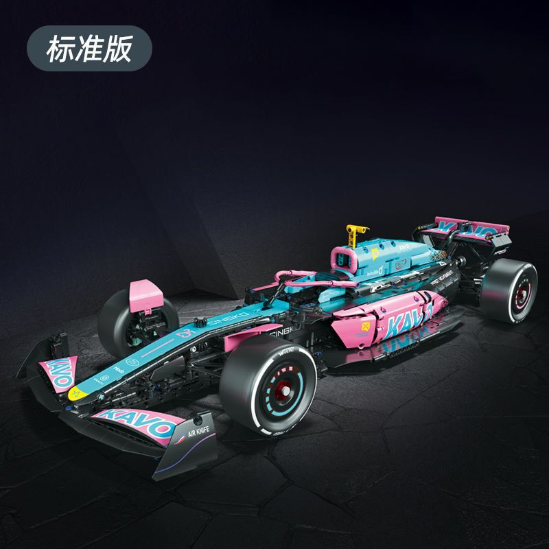 Compatible with Lego 1-10 Educational Building Blocks F1 Formula Racing Model Assembled Toy Color Box Boy Gift