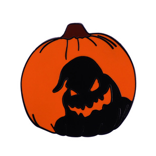 Fantasy Animation Christmas night shock Wuji Buji brooch Jack pumpkin lantern badge