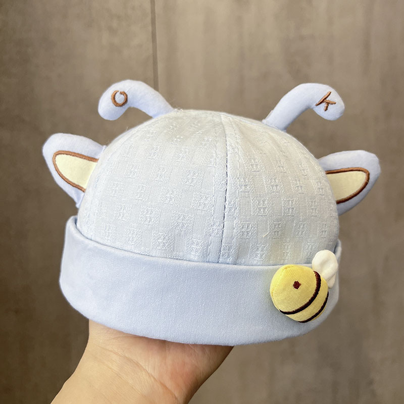 Bebé sombrero primavera y otoño Super lindo piel sombrero bebé sombrero para niños y niñas verano tapa delgada