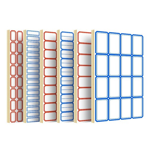 Wholesale self-adhesive office self-adhesive label paper handwritten label sticker goods classification price name sticker pick-up