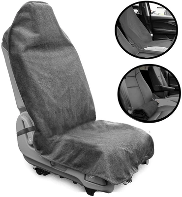 Customized Car Towel Cushion Seat cushion, seat cover - gray-single-pack