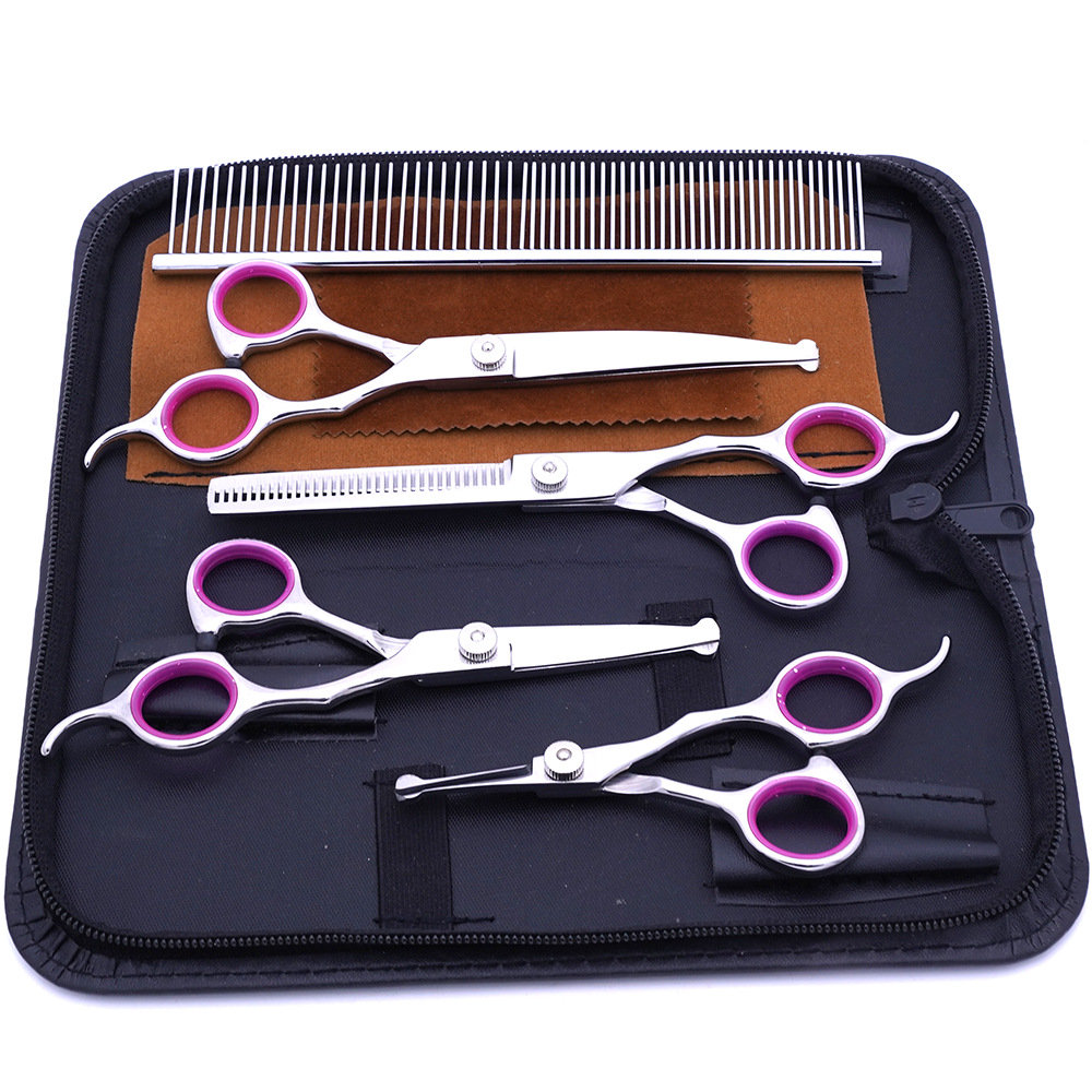 Venta directa de fábrica de tijeras para mascotas Teddy Beauty tijeras para cortar mascotas Juego de recorte de perros