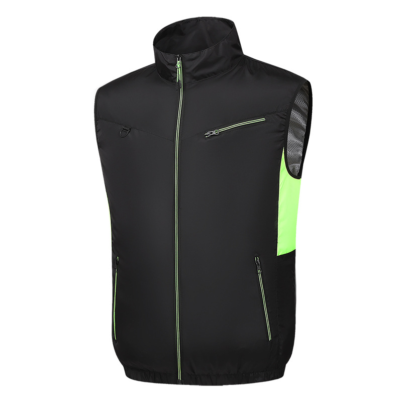 Ropa de aire acondicionado de verano con ventilador de los hombres ropa de trabajo manga corta sitio de construcción carga refrigeración soldador Protección Laboral ropa de los hombres