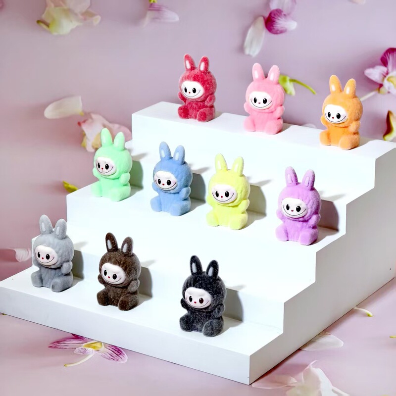 植毛マジックハット布ブラインドバッグかわいい diy ジュエリーアクセサリーキーホルダー装飾デスクトップ小さな装飾品樹脂|undefined