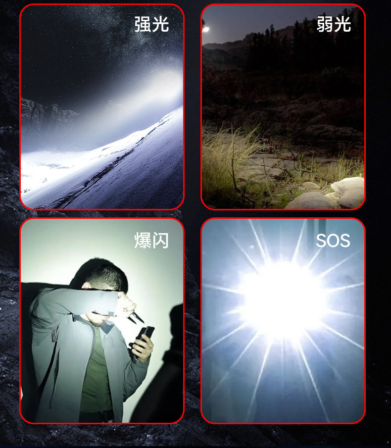 Philips LED flashlight flashlight long endurance field super bright waterproof outdoor lighting SFL2185